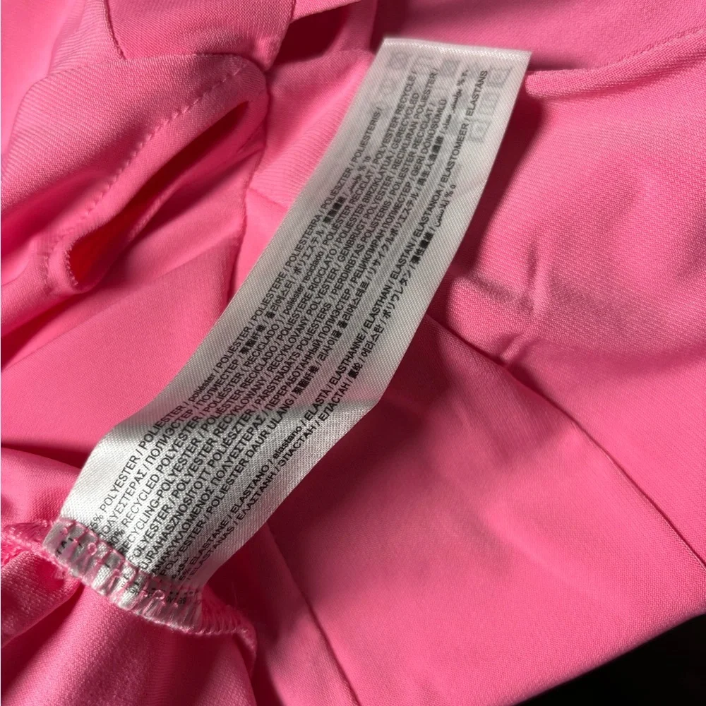 Mango Bright Pink Double-Strap Slip Dress - Picture 6 of 8